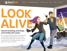 Tablet Screenshot of facefirstcreative.com